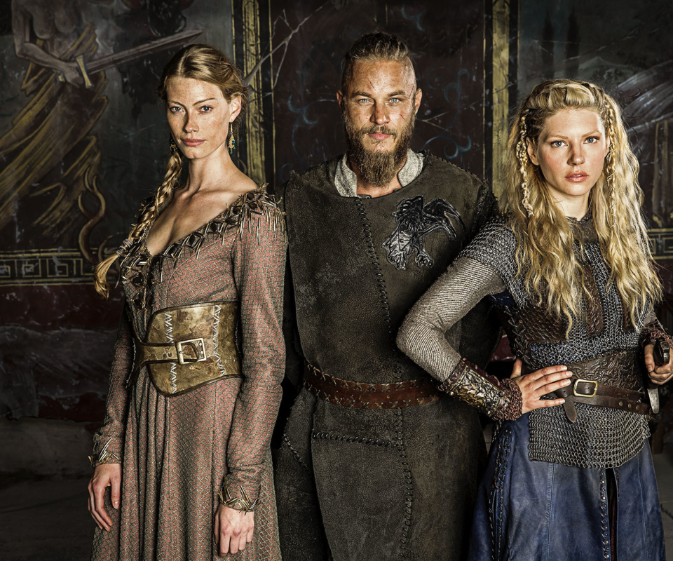 Vikings History Drama wallpaper 960x800