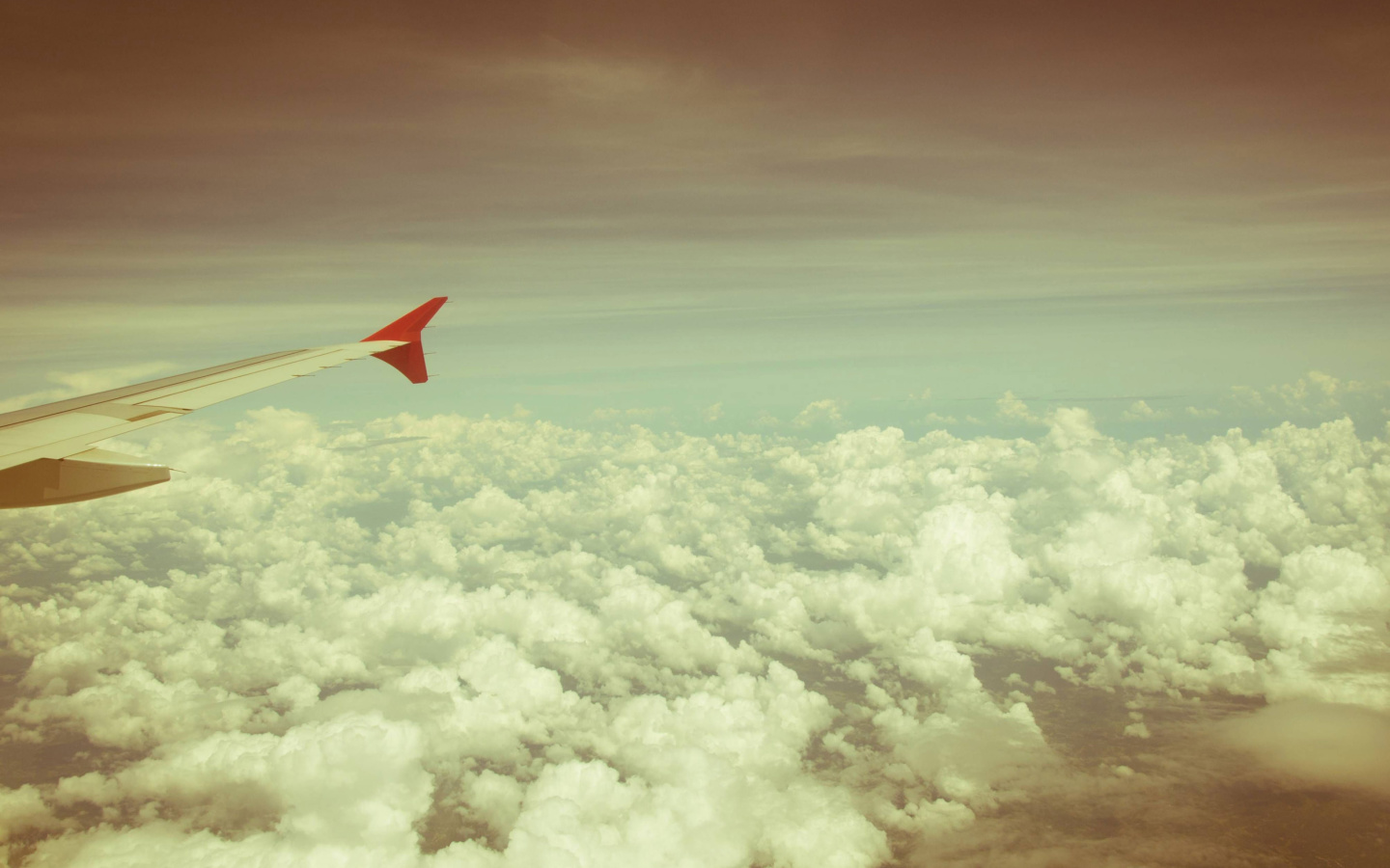 Airplane wing wallpaper 1440x900