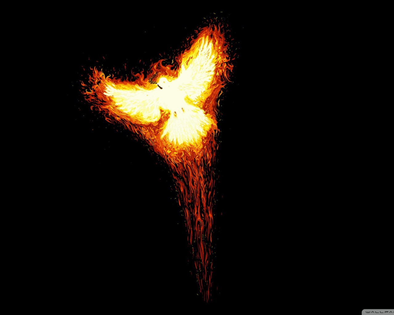 Das Phoenix Bird Wallpaper 1280x1024