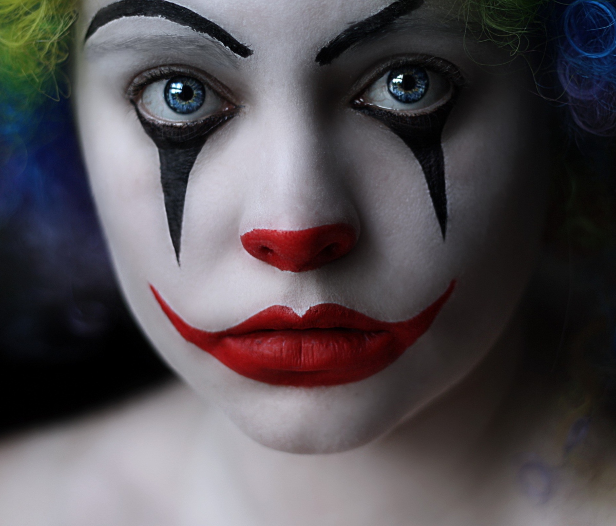 Das Sad Eyes Of Clown Wallpaper 1200x1024