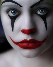 Sad Eyes Of Clown wallpaper 176x220