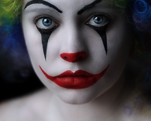 Das Sad Eyes Of Clown Wallpaper 220x176