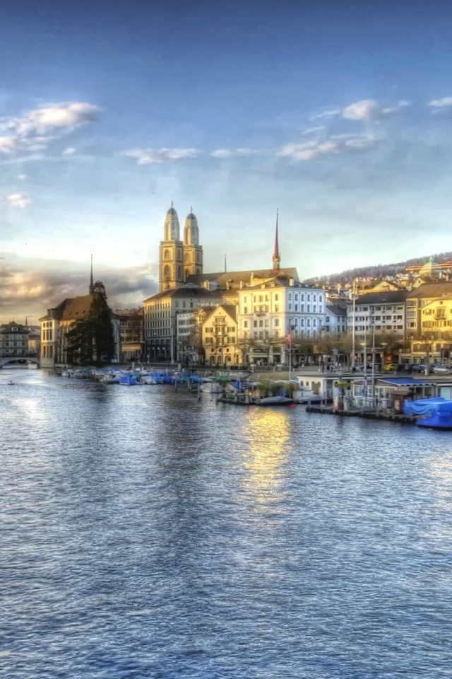 Fondo de pantalla Switzerland - Zurich 640x960