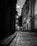 Das Sverige, Sett paving street in Stockholm Wallpaper 128x160