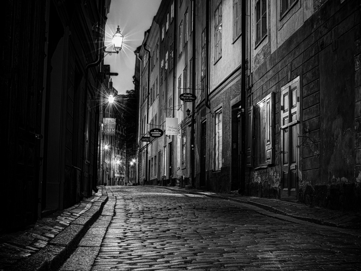 Sfondi Sverige, Sett paving street in Stockholm 1400x1050