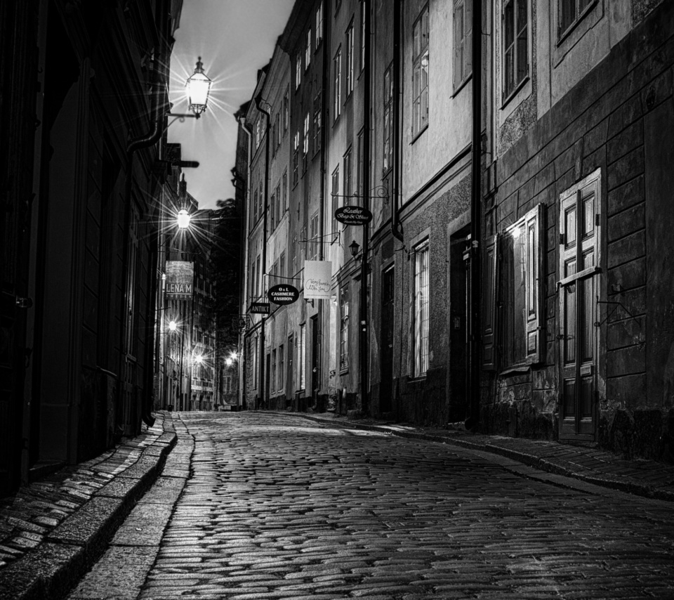 Sfondi Sverige, Sett paving street in Stockholm 960x854