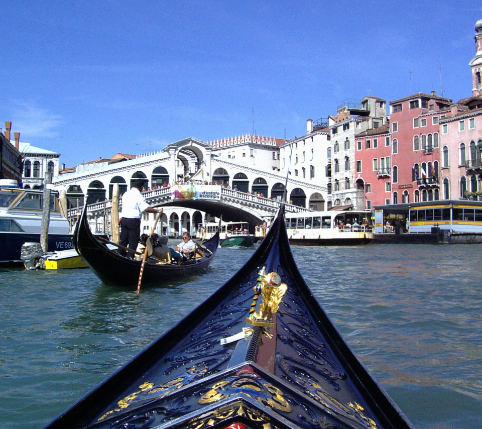 Das Canals of Venice Wallpaper 960x854