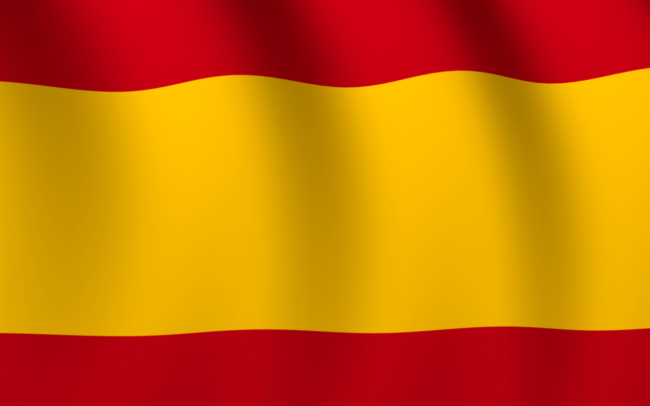Das Spain Flag Wallpaper 1280x800