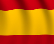 Das Spain Flag Wallpaper 176x144