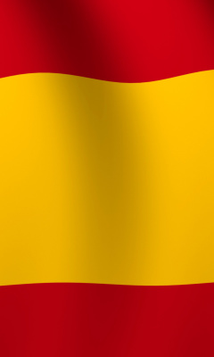 Das Spain Flag Wallpaper 240x400