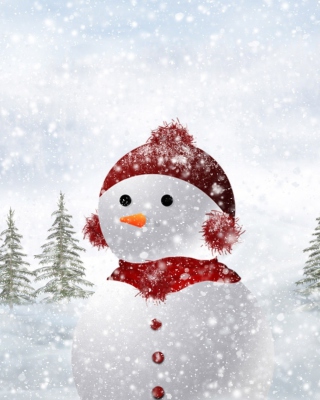 Snowman - Obrázkek zdarma pro Nokia X7