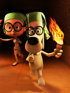 Screenshot №1 pro téma Mr. Peabody DreamWorks 240x320