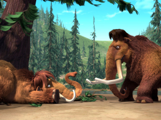 Screenshot №1 pro téma Ice Age Mammals 320x240