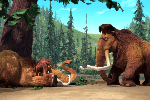 Ice Age Mammals wallpaper 480x320