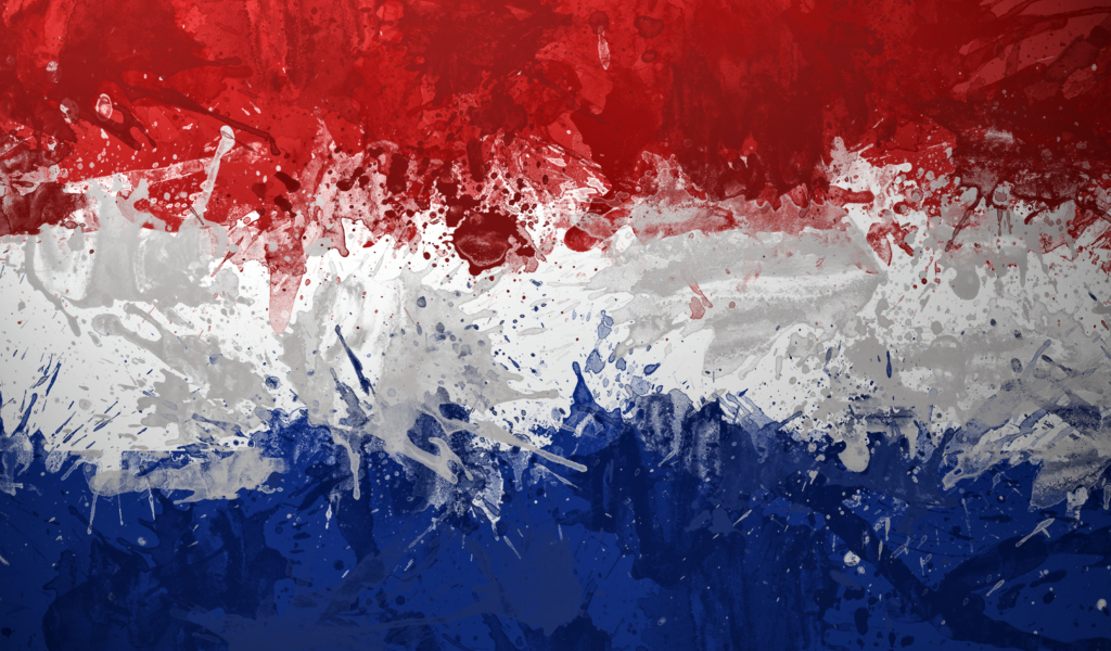 Das Netherlands Flag Wallpaper 1024x600