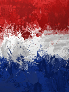 Netherlands Flag wallpaper 240x320