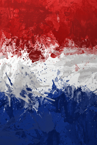 Das Netherlands Flag Wallpaper 320x480