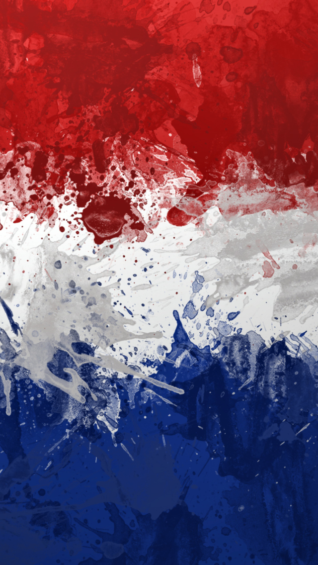 Обои Netherlands Flag 640x1136