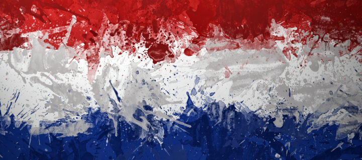 Das Netherlands Flag Wallpaper 720x320