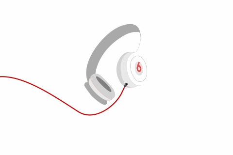 Screenshot №1 pro téma Beats By Dr Dre Headphones 480x320