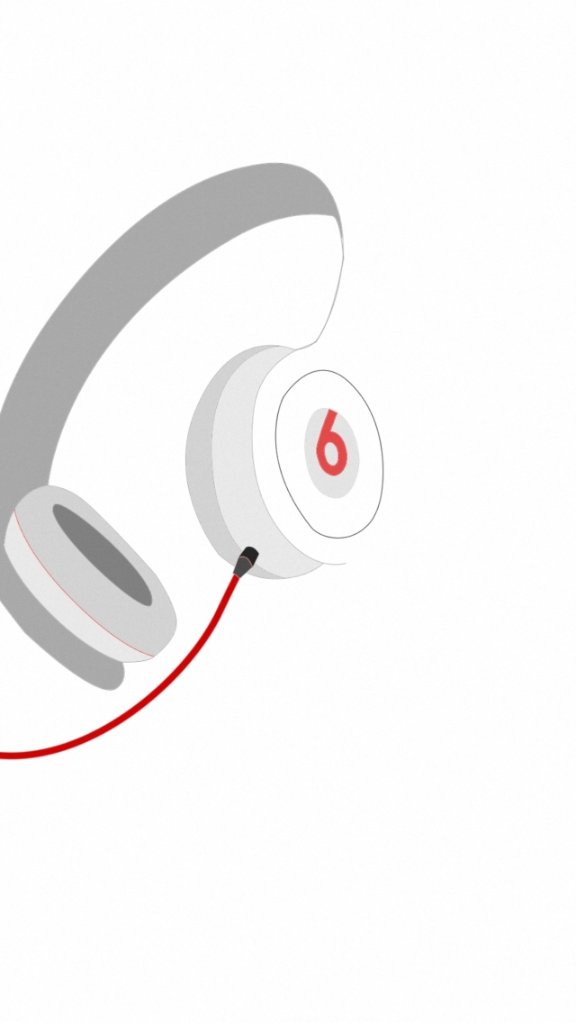 Screenshot №1 pro téma Beats By Dr Dre Headphones 640x1136