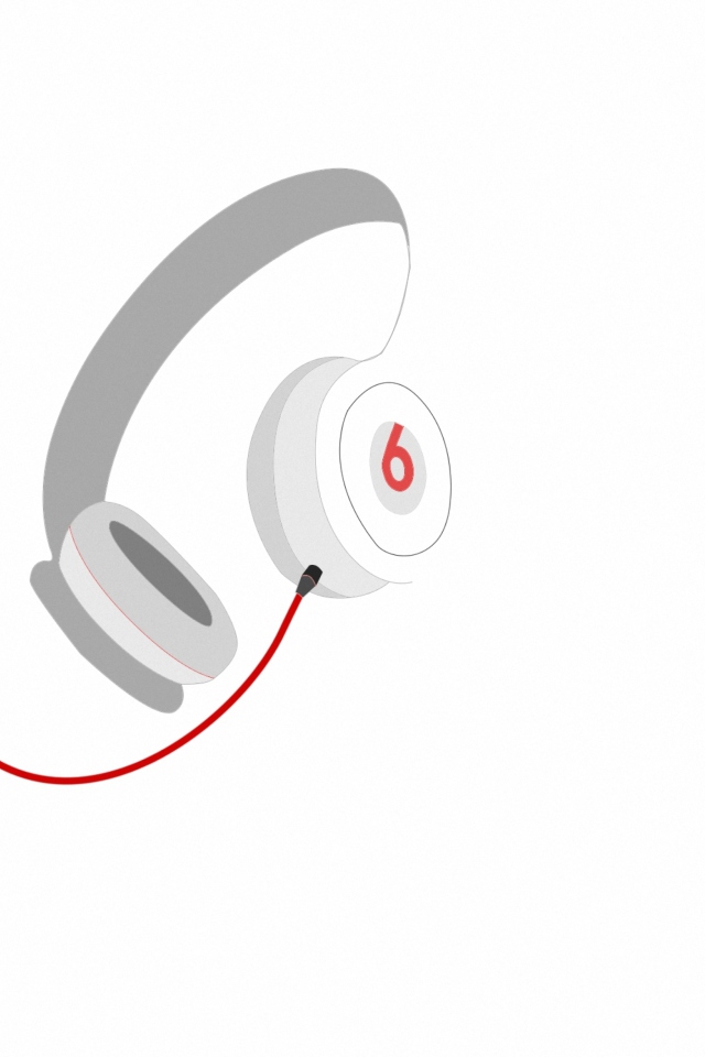 Das Beats By Dr Dre Headphones Wallpaper 640x960