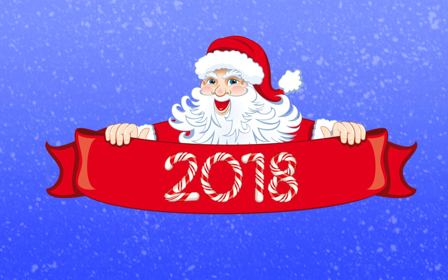 Sfondi Santa Claus 2018 Greeting 1440x900