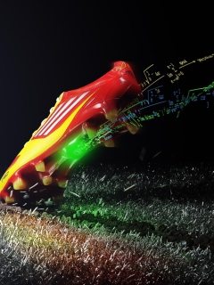 Das Adidas Football Shoe Wallpaper 240x320