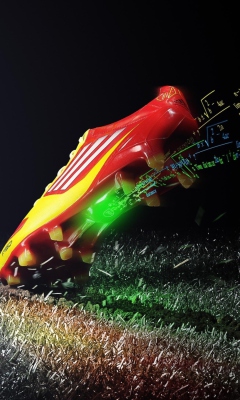 Das Adidas Football Shoe Wallpaper 240x400