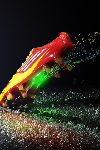 Das Adidas Football Shoe Wallpaper 320x480