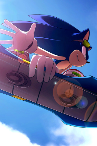 Das Play Sonic the Hedgehog Game Wallpaper 320x480