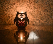 Owl Candle wallpaper 176x144