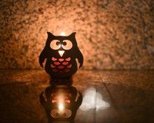 Owl Candle wallpaper 220x176
