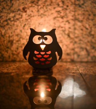 Owl Candle papel de parede para celular para iPhone 4S