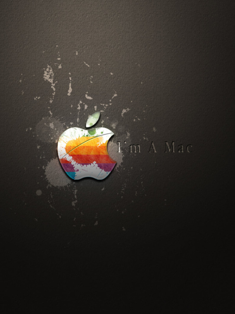 I'm A Mac wallpaper 480x640