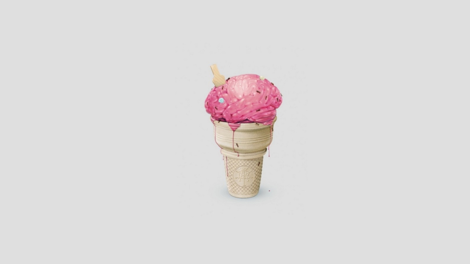 Fondo de pantalla Brain Ice Cream 1600x900