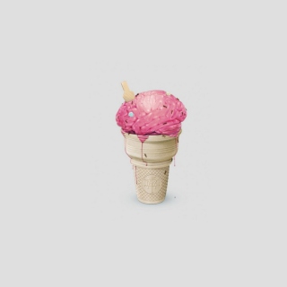 Brain Ice Cream - Obrázkek zdarma pro iPad mini 2