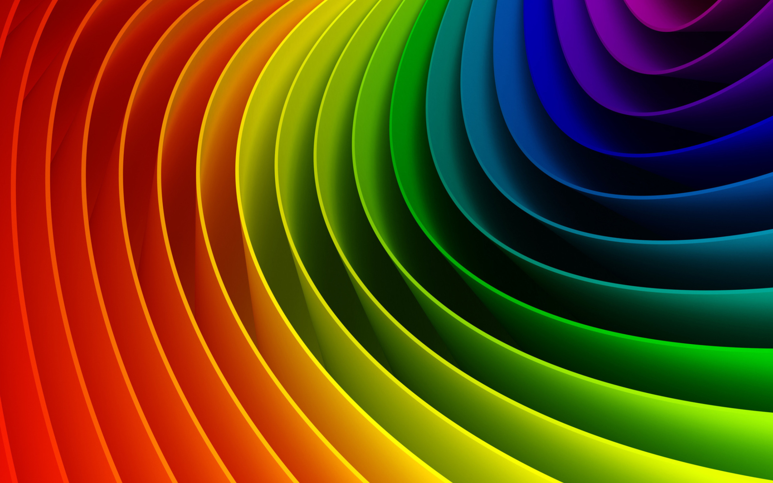 Das Colorful Lines Wallpaper 2560x1600