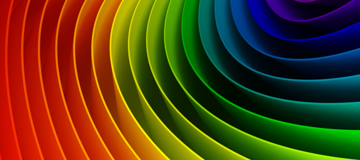 Das Colorful Lines Wallpaper 720x320
