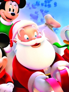 Mickey Santa Christmas screenshot #1 240x320