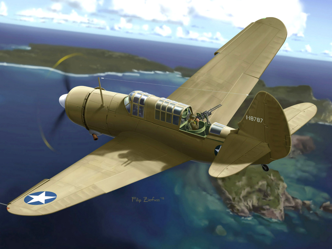 Fondo de pantalla Curtiss A 25 Shrike 1152x864