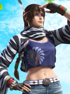 Michelle Chang Tekken Tag Tournament screenshot #1 240x320