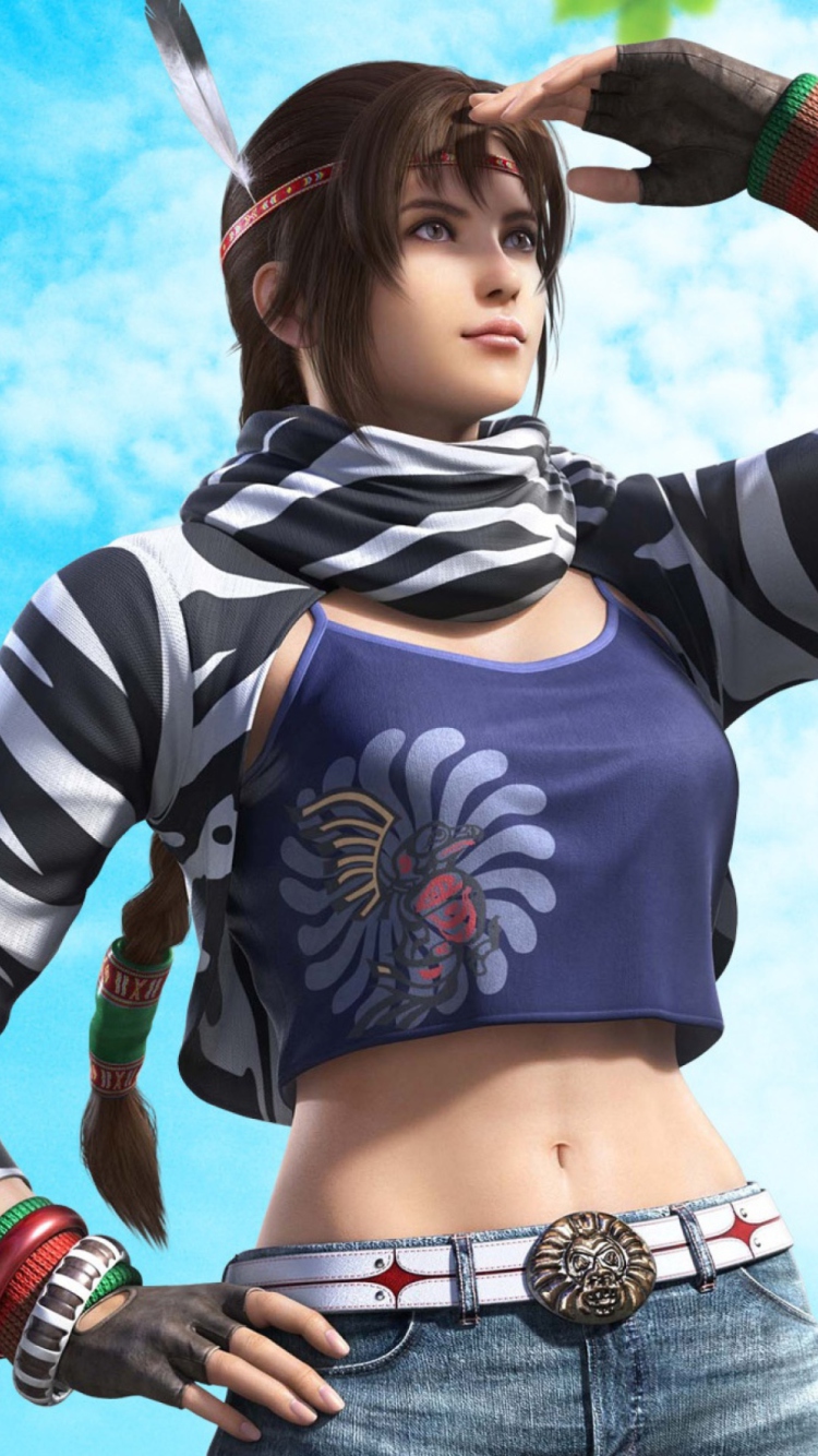 Sfondi Michelle Chang Tekken Tag Tournament 750x1334