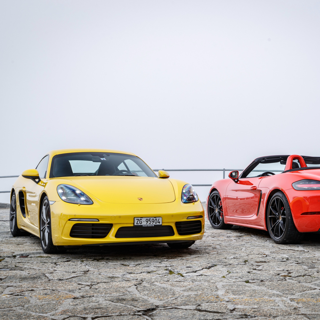 Обои Porsche 718 1024x1024