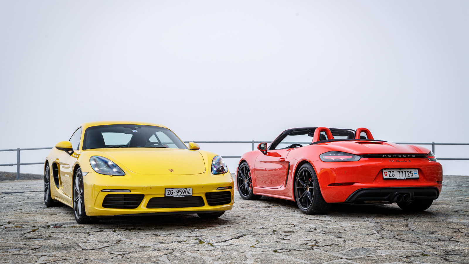 Обои Porsche 718 1600x900