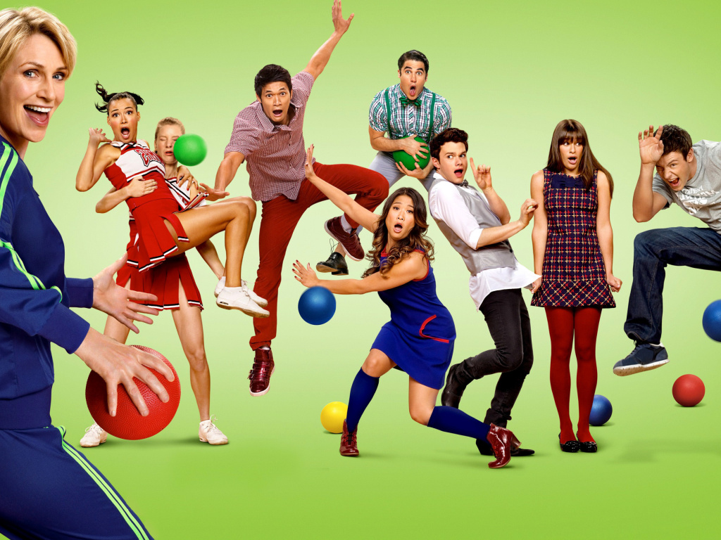 Das Glee TV Show Wallpaper 1024x768