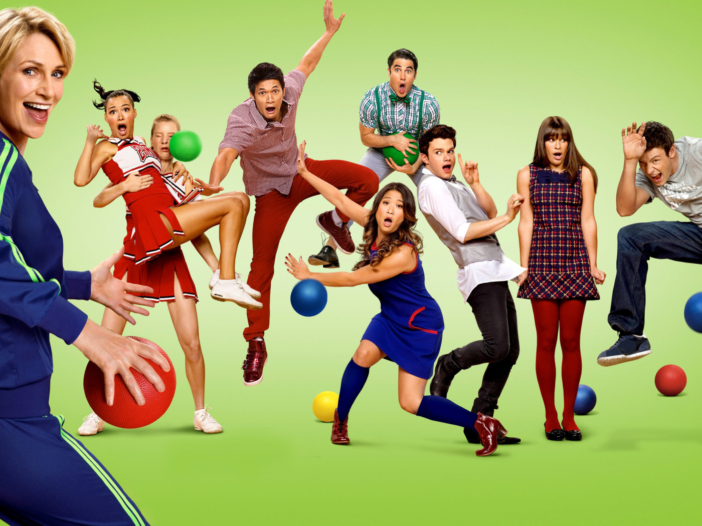 Das Glee TV Show Wallpaper 1400x1050