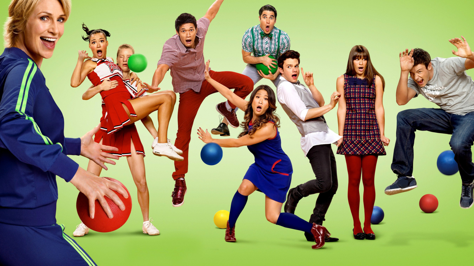 Das Glee TV Show Wallpaper 1600x900