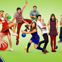 Das Glee TV Show Wallpaper 208x208