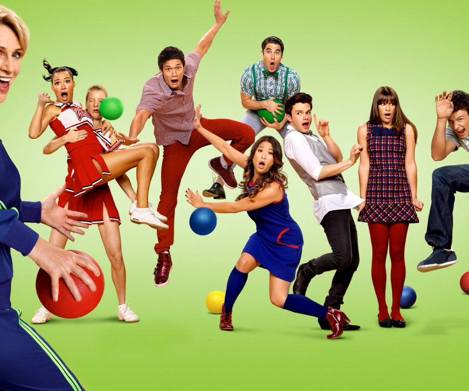 Das Glee TV Show Wallpaper 960x800